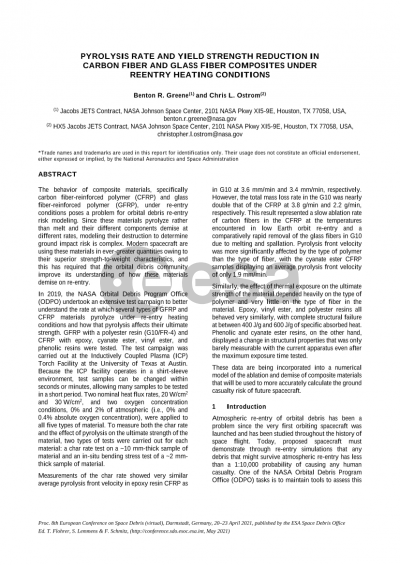 Measure Strength of Carbon Fiber Reinforced Plastic